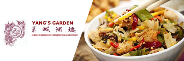 Yang’s Garden Chinees Indisch Restaurant in omgeving Utrecht